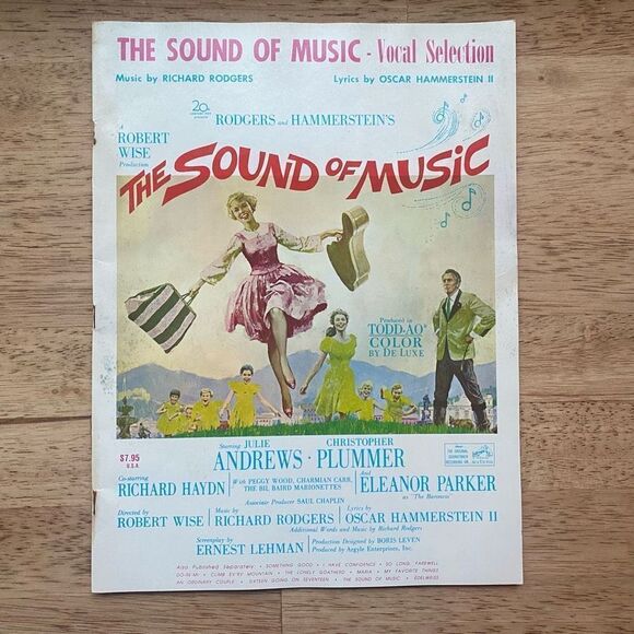 Vintage The Sound of Music Vocal Selection Sheet Music Book Songbook - Picture 2 of 11